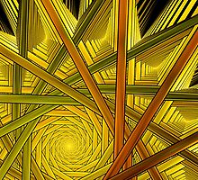 Cylindrical Pinwheel of Progress by Georgia Wild