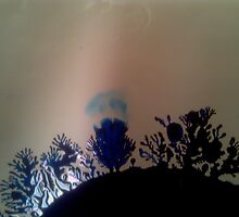 Alien Landscape with Moonlight by Anthony Manders