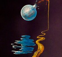 The Moon and the River by James Kappernaros