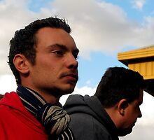 campaigner at recent Freedom of Speech rally Melbourne by geof