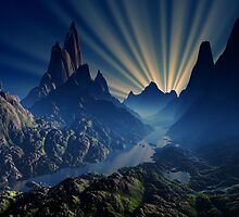 Lost River Sunset - Earthsea by AlienVisitor