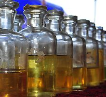 Perfumes in old glass bottles. by amroo