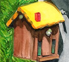 Tallac Birdhouse 4 by Amy-Elyse Neer