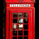 Red London Phone Box by Mark Tisdale