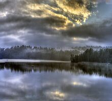Embers Of Our Souls - Narrabeen Lakes - The HDR Experience by Philip Johnson