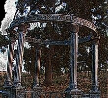 The Old Gazebo by Joni Rae