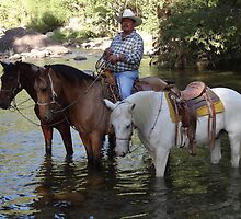 Rancher and guide - Ranchero y guia de turistas by Bernhard Matejka