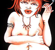 Orange Girl by Knickersart