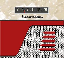 Transistor Radio - 50's Jet Red by ubiquitoid