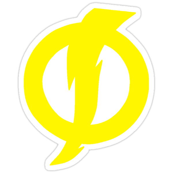 "Static Shock Symbol" Stickers by Pluph | Redbubble