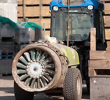 Jet powered tractor?! by Alice Kent