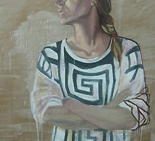 in progress, selfportrait by Natasa Ristic