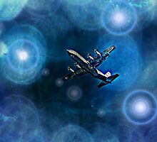 Encounter in the sky by Scott Mitchell