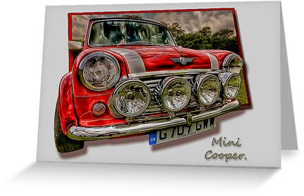 Mini Cooper Vintage Car Rally Wakefield by Nigel Butterfield