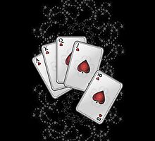 Hand of Cards .. iphone case by LoneAngel