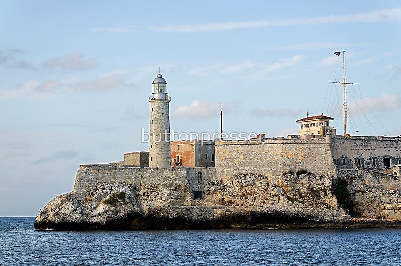 "El Morro lighthouse, Havana, Cuba" by buttonpresser Redbubble