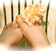 Play footsies with me by Carolyn Clark