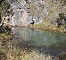 Blue Water Holes on Long Plain Road Kosiosko Nat Park NSW by julie anne grattan
