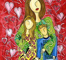 Mother's Heart Garden ~ it never ends by Lisa Frances Judd~QuirkyHappyArt