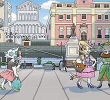 square scene by sirbonessa
