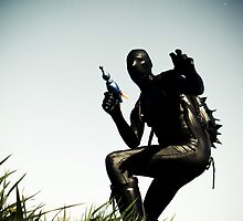 Ray Gun Zentai 2012 Set II Pic 04 by mdkgraphics