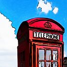 British Icon - Red Telephone Box by Mark Tisdale