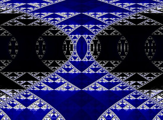 Sierpinski Pillars 2 ~ Ultra Fractal.. by Beatriz Cruz