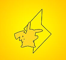 Pokemon - Pikachu Lightning iPhone / iPod Cover by Aaron Campbell