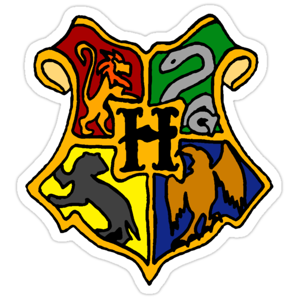 Harry Potter Hogwarts Crest doublesided Silver Ornament Pottermore Purpledesign 