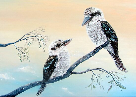 Kookaburras Two by © Linda Callaghan Kookaburras Two by © Linda Callaghan