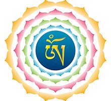 OM Tibetan Syllable by Andrei Verner