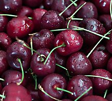 Fresh Cherries by Sherry Hallemeier