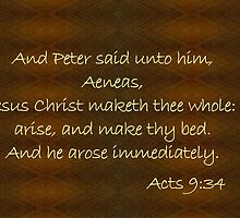 Jesus Christ maketh thee whole by aprilann