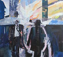 Old Man Walking. by Richard Sunderland