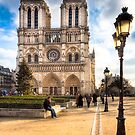 Notre Dame de Paris Facade by Mark Tisdale