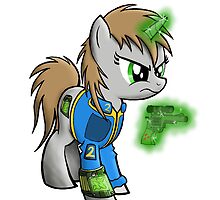 Say that again to Little Macintosh (Little Pip from Fallout: Equestria) by broniesunite