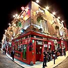 Bright Lights, Big City - Temple Bar - Dublin by Mark Tisdale