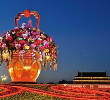 Tiananmen Flowers by Kasia Nowak