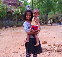 A Girl In A Village by Andrew Kalpage