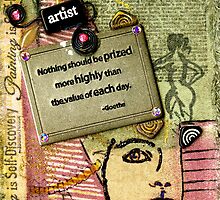 Painting is Self-Discovery by © Angela L Walker