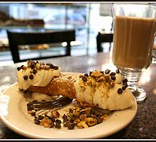 Cannoli and Cappuccino by Mikell Herrick