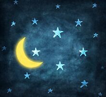 moon and stars by naphotos