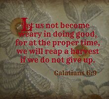 Galatians 6:9 by mariatheresa