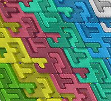 Colorful Interlocks by pjwuebker