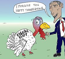 Obama Pardons Thanksgiving turkey by Binary-Options