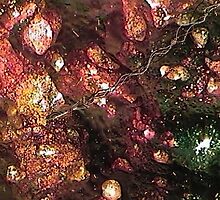 Galaxy Meteorite (after amoxenyte imitational coral) w/Jet by aaron a amyx