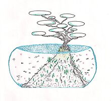Abstract Ocean Bonsai by SteveHanna