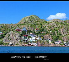 Living on the Edge - The Battery - St. John's, NL by Barbara Griffin