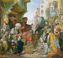 A Street in Cairo by Bridgeman Art Library