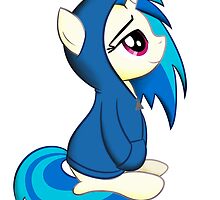 Vinyl Scratch - Lost in Thought Print by broniesunite